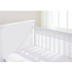 White Travel Cots BreathableBaby Airflow 2 Sided Cot Liner White