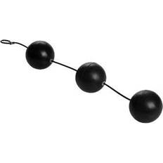 Bolas Anales Master Series XXL Triple Perlas Anales/Vaginales Negro