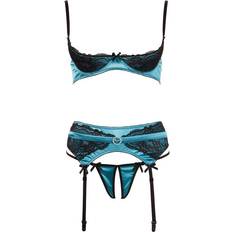 Cottelli Collection Shelf Bra Set Jade