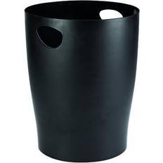 Ergonomics Waste Paper Bin Black