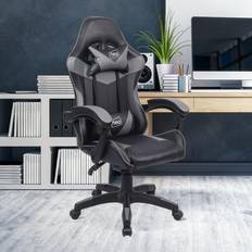 Gaming Chair NEO-TURBO-GREY Faux Leather Grey