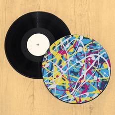 Record player Paint Splatter Record Player Slip Mat