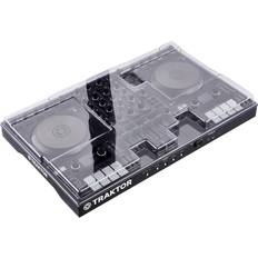 Decksaver Cover for Native Instruments Kontrol S4 Mk3 DJ Controller,Smoked/Clear