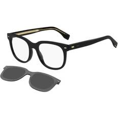 HUGO BOSS 1444/CS-1 with Clip-On 807/IR Miesten Musta