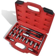 Cutter seat vidaXL 17 Diesel Injector Seat Cutter Set Garage Vehicle