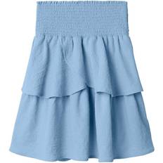 L Nederdele Børnetøj Name It Tailey Smock Skirt - Kentucky Blue (13209113)