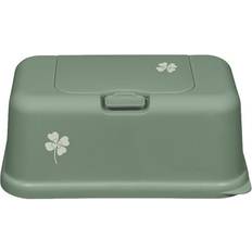 Plastic Wipes & Washcloths Funkybox FB56 Wet Wipes Storage Box Clover Leaf