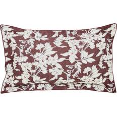 Bedeck Bedeck Of Belfast 200 Thread Count Aris Pillow Case White, Red