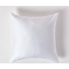 Blanc Taies d'oreiller Homescapes Square Pillowcase 400TC Equivalent Thread Count Pillow Case White (60x)