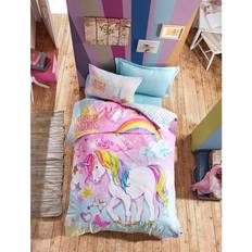 Børneværelse Cotton Box Bäddset 3-dels Ranforce Rosa/Mint/Multi