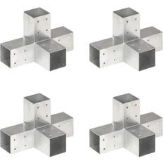 vidaXL Simply4u Post Connectors 4 X Shape 71x71 110cm