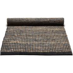 Kludetæpper Rug Solid jute Brun, Grå, Sort