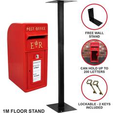 Blu Cassette della posta Royal Mail Post Box with Floor Stand