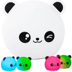 Nattlampa i silikon Panda