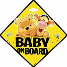 Disney Einrichtungsdetails Disney Nalle Puh Baby on board-skylt