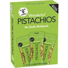 Nuts & Seeds Wonderful Pistachios No Shell Roasted & Salted 0.75oz 9pcs 1pack