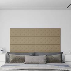 Paneles Acústicos vidaXL Paneles Pared 12 Uds Cuero Sintético Capuchino 90x30 cm 3,24 m
