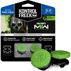 Thumb Grips Call of Duty: Modern Warfare II Performance Thumbsticks for Playstation 4 5 2 High-Rise, Hybrid/Flat Black/Green