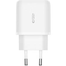 Tech-Protect C20W 2-Port Oplader PD20W, QC3.0 Hvid