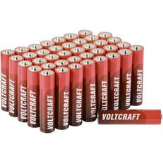 Voltcraft Industrial LR03 SE AAA-batteri Alkali-mangan 1300 mAh 1.5 V 40 stk