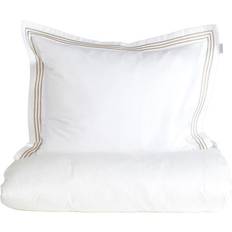 Grand Design Påslakan Grand Design Premium Bedford Satin Vit/Sand 2 Påslakan Vit (210x150cm)