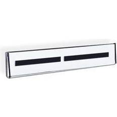 Azar Displays Acrylic Wall Mount Nameplate Sign Holder Magnetic Tape 10/Pack