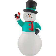 Christmas Inflatable Decorations Gemmy Inflatable Decorations Snowman with Candycane