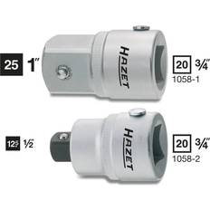 Destornilladores de cabeza hexagonal Hazet 1058-2 Adaptador Reducción Carraca 20 (3/4") Destornillador de cabeza hexagonal