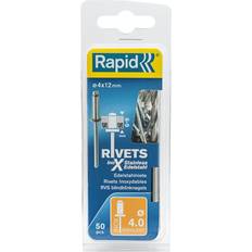 Rapid Sakse Rapid Nitar X Stainless 4X12mm 50-Pack Boltsaks