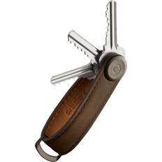 orbitkey Crazy Horse Sleutelhanger Eiken - Bruin