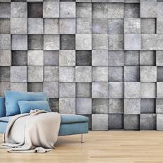 Artgeist Fototapet Concrete Cube, beton blokke (flere størrelser) 350x245