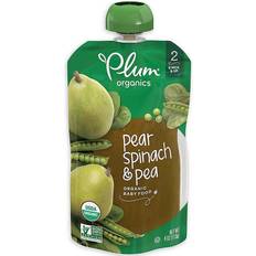 USDA Organic Barnmat & Ersättning Plum Organics Pear, Spinach & Pea Baby Food 113g