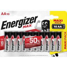 Energizer max aa Energizer BATTERIES MAX AA LR6 10 PCS ECO