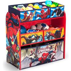 Storage Boxes Marvel Children Spider-Man Six Bin Toy Storage Organizer