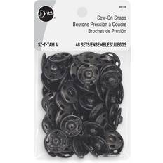 Dritz Dritz 48ct Sew-On Snaps Black