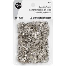 Dritz Naai Drukknopen Nikkel 48 Sets Bevestigingsmiddelen Maat 3 48ct