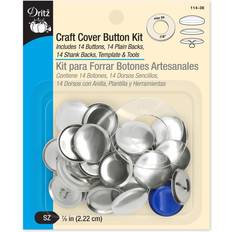 Dritz 114-36 Craft Cover Button Kit Maat 36 7/8 Inch 14-Sets