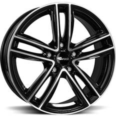16" - 5/112 Autofelgen Brock Alufelge Mim Real Ece 6.5 16 5 112 46 Black Polish