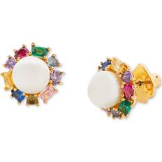 Kate Spade Halo Earrings - Gold/White/Multicolour