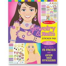 Melissa & Doug Jewelry Nails Glitter Stickers Pad