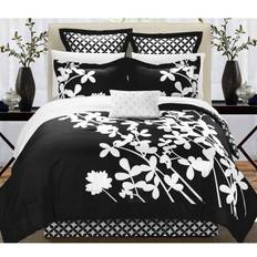 Chic Home Iris Bedspread Black (264.2x233.7)