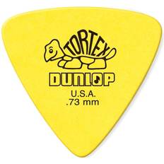 Dunlop 431P.73 Tortex Triangle, Yellow, .73mm, 6/Player's Pack