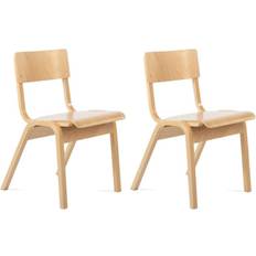 Beige sedie Kidsdepot Chair Set Dim Plywood 2