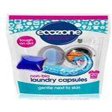 Cleaning Equipment & Cleaning Agents Ecozone Non Bio Laundry Liquid Capsules 20