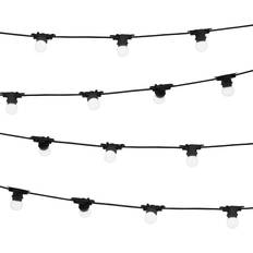 IP67 Cadenas de Luces Gardenkraft 71599 Warm White Connectable Outdoor Garden String Lights Cadena de Luces 20 Lámparas