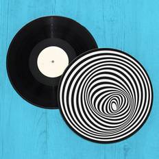 Record player Optical Illusion Record Player Slip Mat