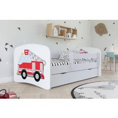 Brandbil seng Furniturebox Babydreams juniorseng brandbil, laminat