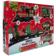 Plastic Train Grinch Holiday Express Train Set