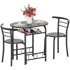 Oval Dining Sets Jummico Breakfast Dining Set 20.9x31.5" 3