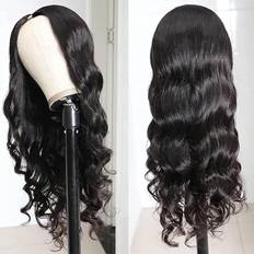 Sofeel Brazilian Virgin Body Wave V Part Wigs 18 inch Natural Black